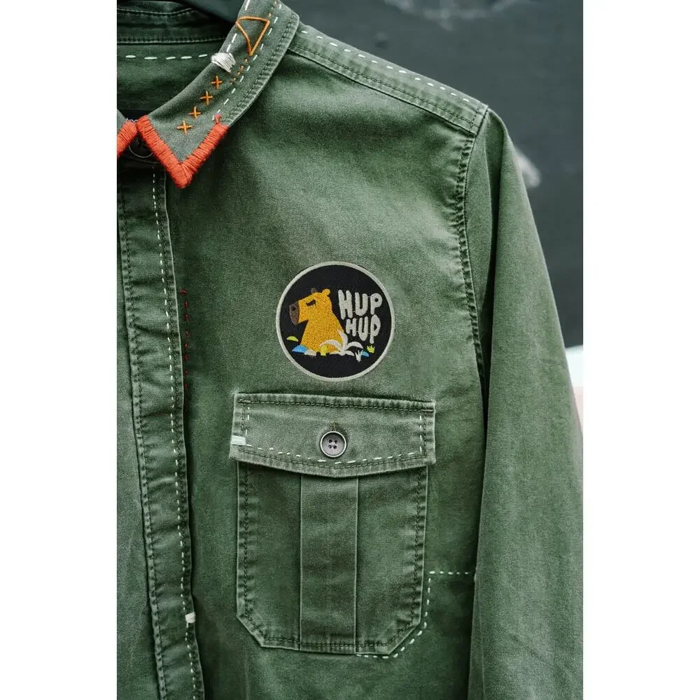 Embroidery Patch Capybara Adorable Cute Patch IRON-ON (3